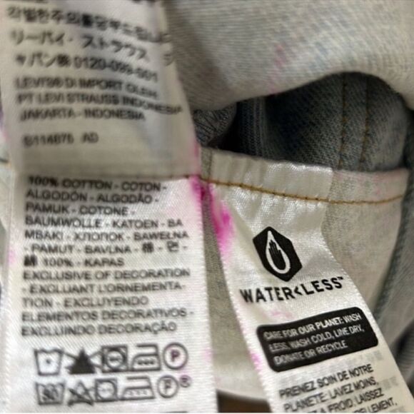 Levi's Light Blue Denim Oversized Jacket(Size XS) - Picture 10 of 13